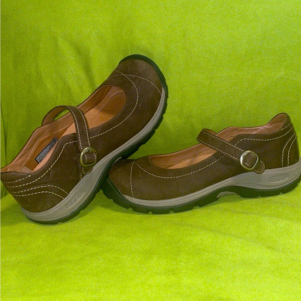 KEEN Women's Presidio II Mary Jane size 8 US 1018323 Dark Earth Casual Shoes